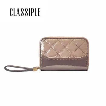 

Fashion Women'S Card Holder Small Short Women Wallet For Card Ladies Wallets Zipper Vintage Womens Card Purses 2019 New Solid