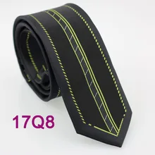 Yibei Coachella галстук черный границы мужские фирменные Галстуки Тощий Узкие Gravatas masculinas тонкий жаккард из микрофибры галстук