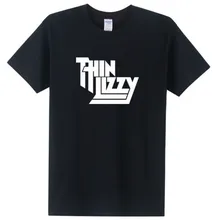 Тяжелая металлическая рок-группа тонкая футболка Lizzy мужские топы музыка поп мужская футболка короткий рукав хлопок o-образный вырез Футболка Топы