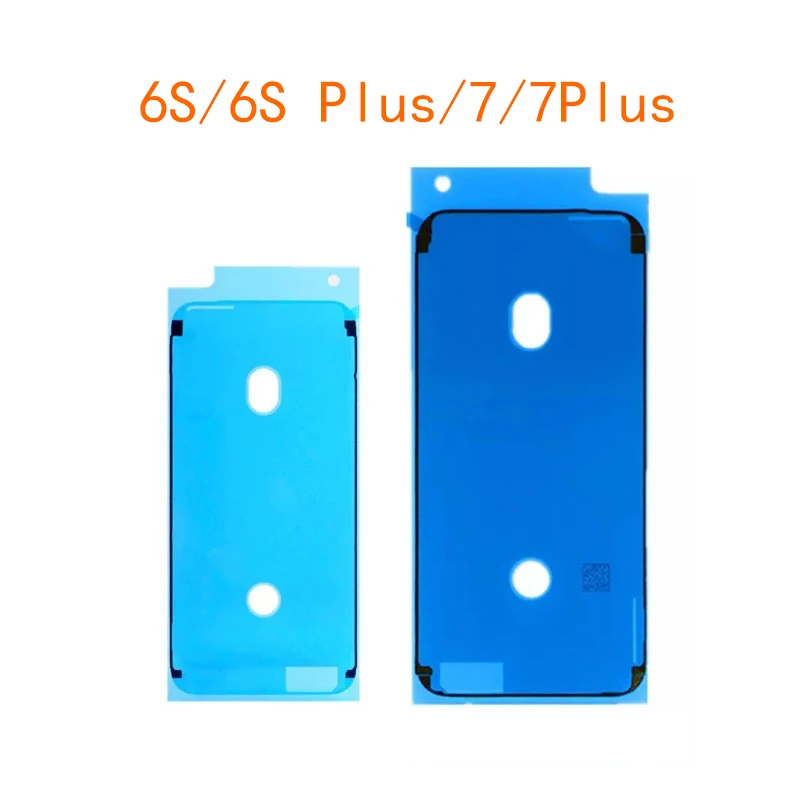 Нарезанные Водонепроницаемый клейкая лента клей для Iphone 5 5C 5S 6 6S Plus 7 8 Plus X защитная жидкокристаллическая пленка Frame Стикеры - изображение