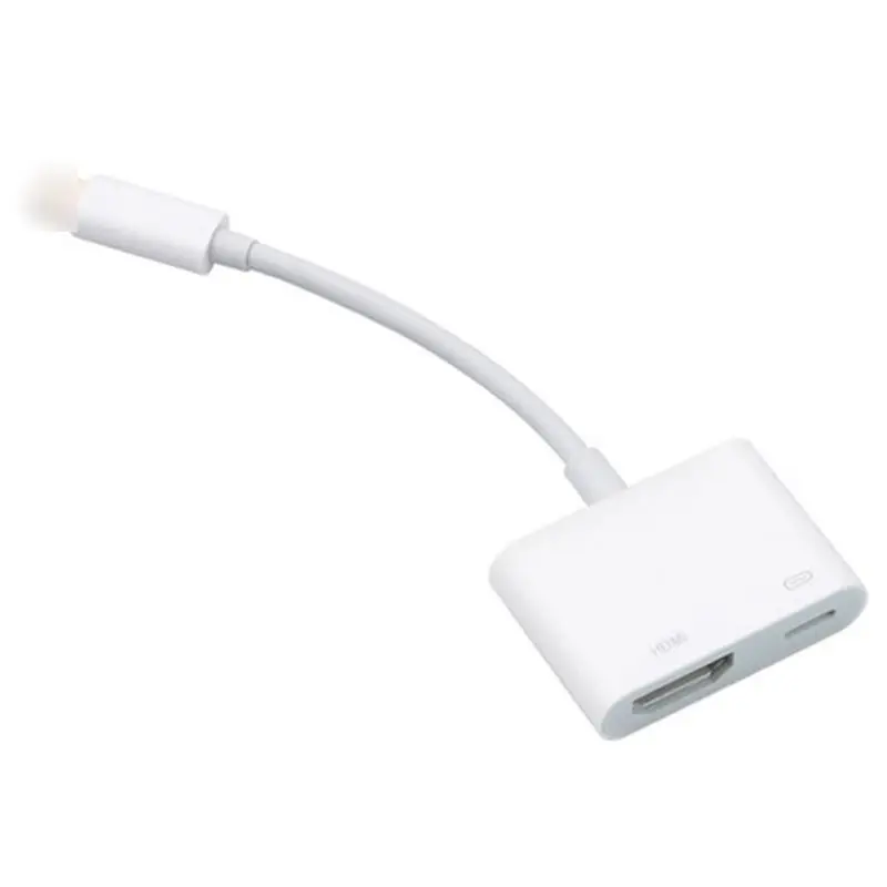 

ABGN Hot-1080P 8 Pin to HDMI TV AV Adapter Cable for iPhone 5s 6 6S 7 8 Plus X