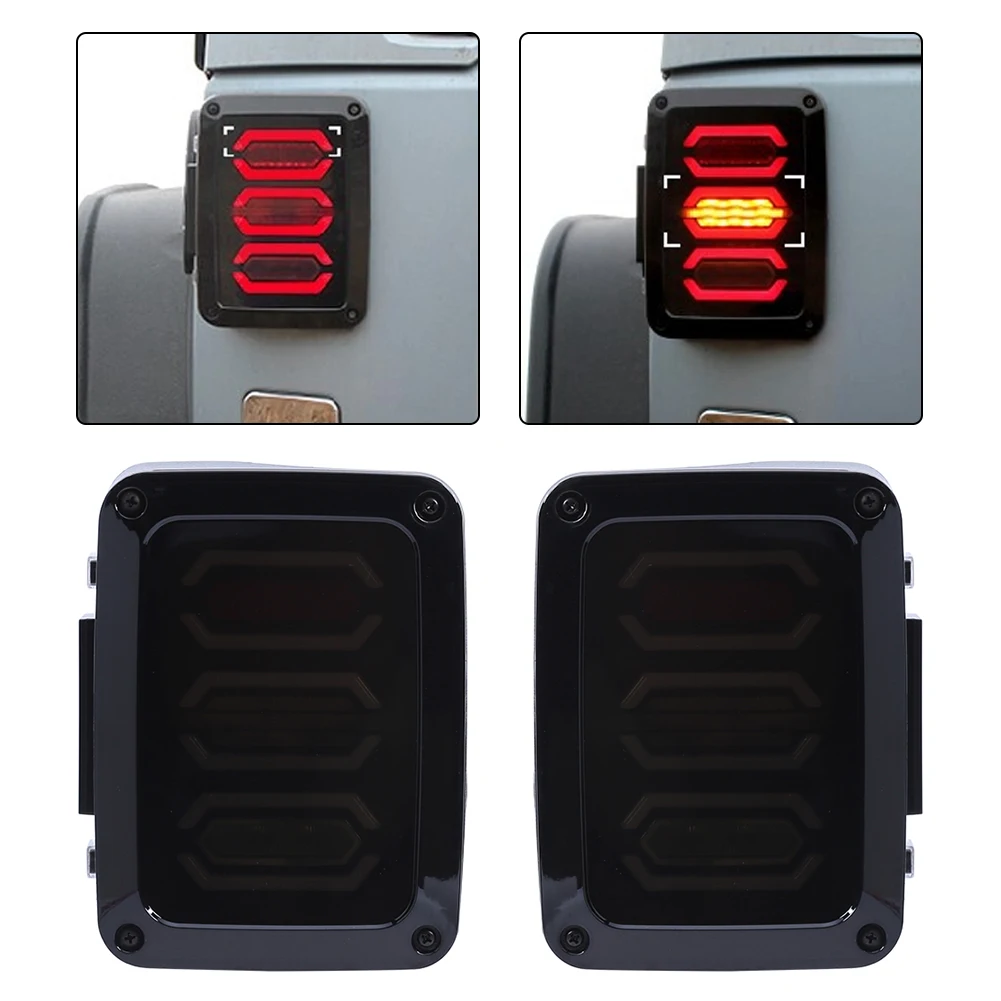 

2 pcs Tail Light Lamp Generation 4th US for Jeep Wrangler Car Light Assembly Car Styling High Quality
