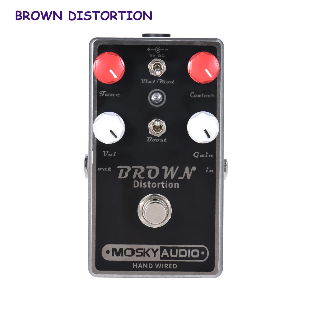 Mosky Guitarra hecha a mano Multi-efectos Pedal tono, DTC, lo último, distorsión, fuente de alimentación Guitarra parte accesorio Mosky Guitarra hecha a mano Multi-efectos Pedal tono, DTC, lo último, distorsión, fuente de alimentación Guitarra parte accesorio