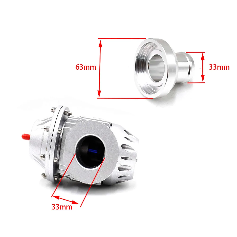 Без логотипа Blow Off клапан Bov SQV 4 IV SSQV 4 IV последняя модель(серебристый/черный)/Blow Dump/Blow Off адаптер TT100385