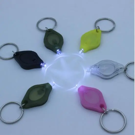 

The cheapest !!! Mini LED Flashlight Torch Light Lamp Keychain