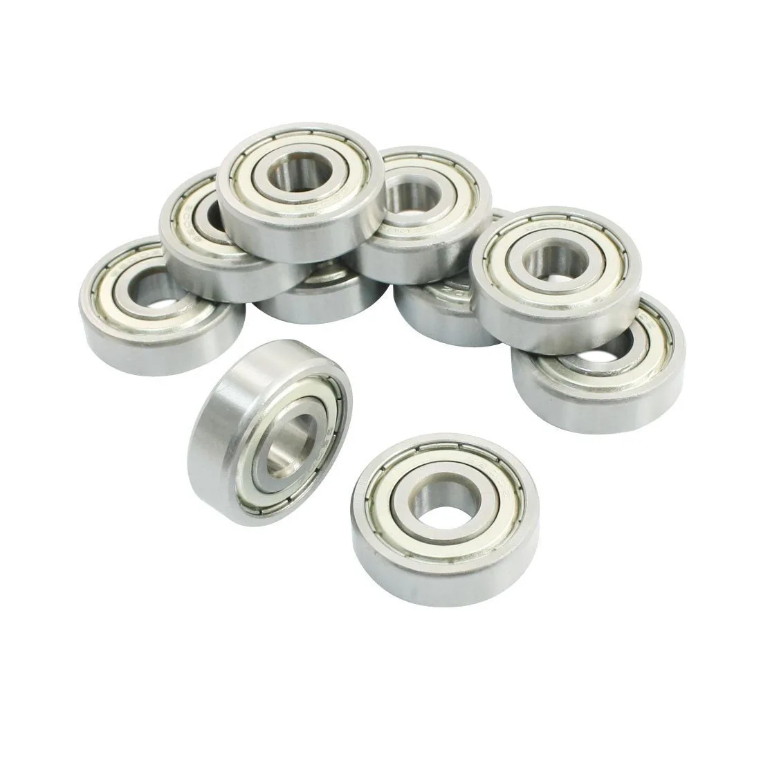 

10 Pcs 6200Z 10 x 30 x 9mm Single Row Sealed Deep Groove Ball Bearings