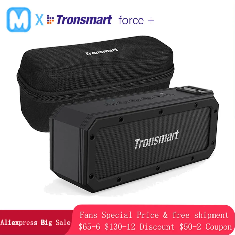 

Tronsmart Element Force Portable Bluetooth speaker Portable Wireless Loudspeaker Sound System 3D stereo Music Waterproof