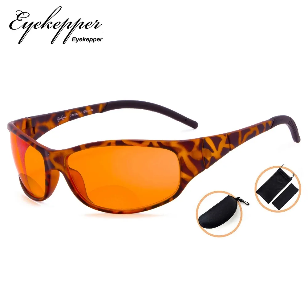 SGS080 Eyekepper синие блокирующие янтарные бифокальные очки для чтения сна ночное