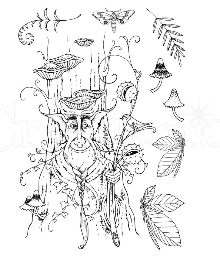 

Woodbeard - Hobgoblin Transparent Clear Stamp for DIY scrapbooking seal Card Making C73
