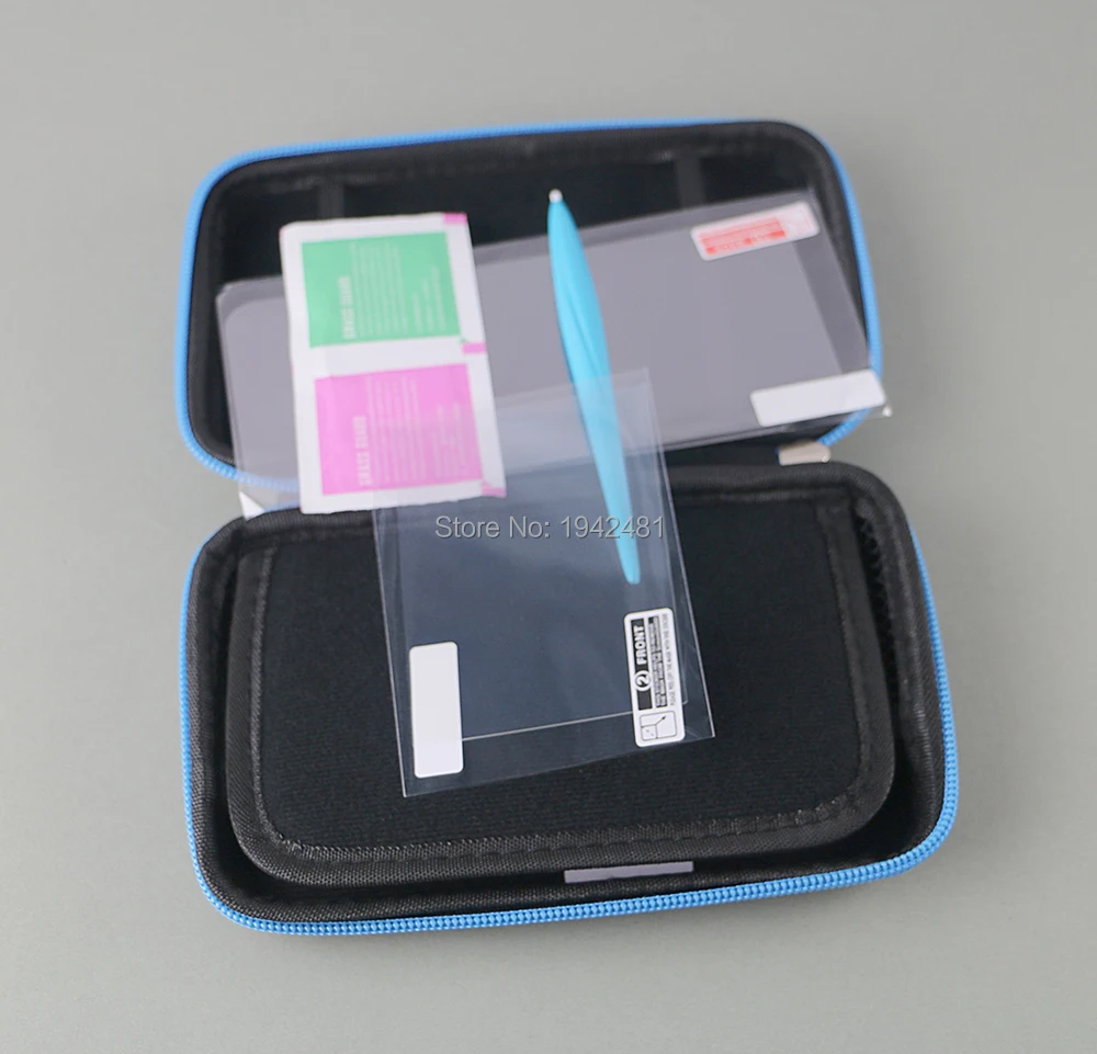 OCGAME 5X для нового 2DS XL LL набор аксессуаров 3 в 1 с белым чехлом переноски EVA + Защитная