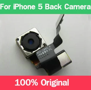 1PC For iPhone 5 Big Camera 100 Original Back Rear Camera Replacement