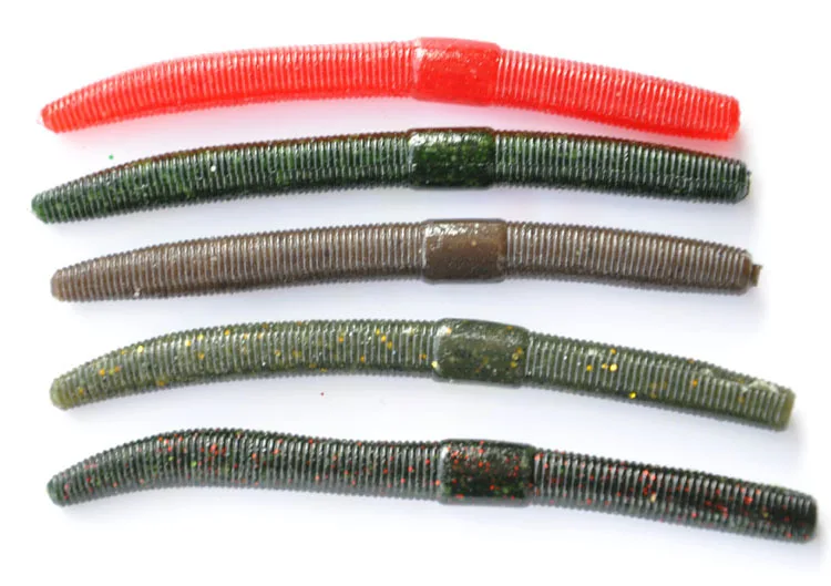 30pcs Size 11cm/6.5g Senko worms fishing plastic baits rubber worm