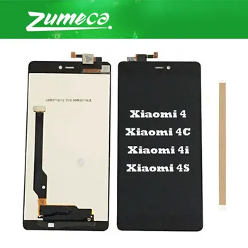 

For Xiaomi Mi4 Mi 4 Mi 4C Mi4C Mi4i Mi 4i Mi 4S Mi4S mi4 LCD Display+Touch Screen Digitizer 3 Color Replacement Part +Tape