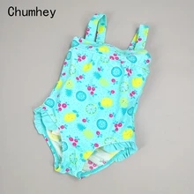 Для детей возрастом до 2 лет купальный костюм для маленьких девочек УФ 50+ Летние Bebe Цельный купальник младенческой купальный костюм плавательный костюм Ванна костюм