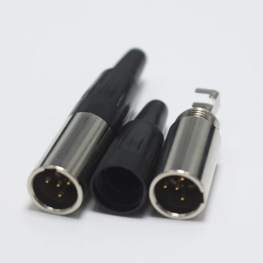 EClyxun 1 шт. высококачественный Мини XLR 3 4 5 6 контактный штекер/гнездо маленький