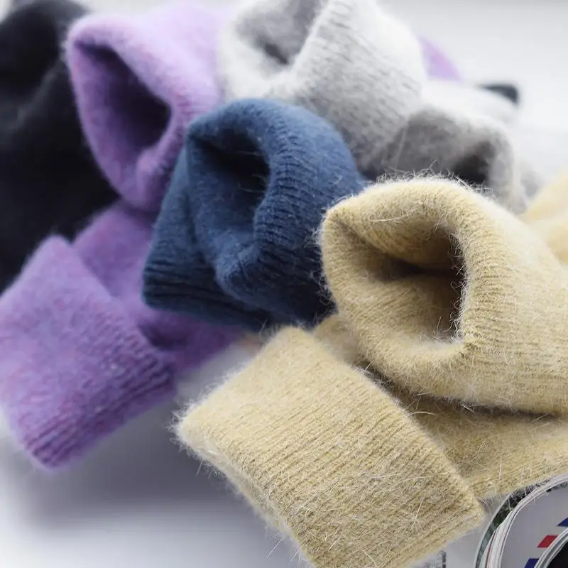 New High Quality Thick Angola Rabbit&Merino Wool Socks Women Winter Socks Women Female Socks Warm Socks For Women Big Size