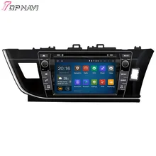 Top Quad Core Android 5.1 Car DVD Player For TOYOTA Corolla RHD 2013- With Wifi Bluetooth GPS Free Map16 GB Flash