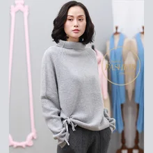 

Womens Sweaters 2017 Women's Autumn Clothing 100% Cashmere Sweater Autumn Pure Color Women Pullover Sweater Knitting Cashmere
