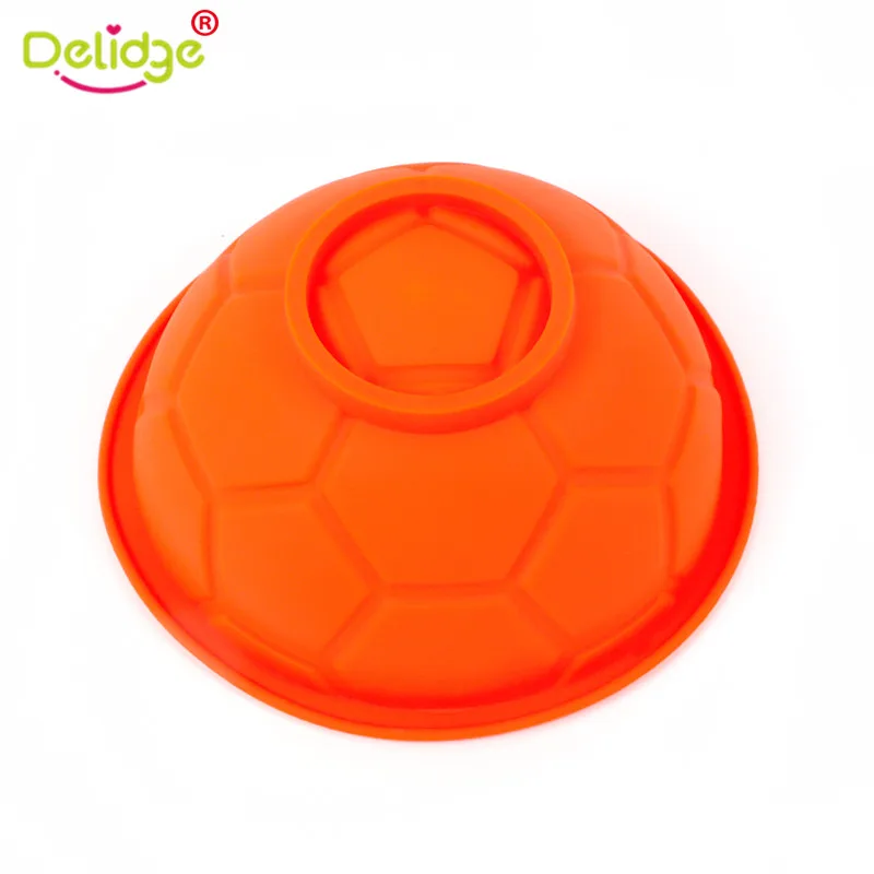 Delidge 3D Футбольный Мяч силиконовая форма для торта DIY шоколадная футбольная Спортивная чаша сахарная форма Кондитерские конфеты аксессуары для выпечки