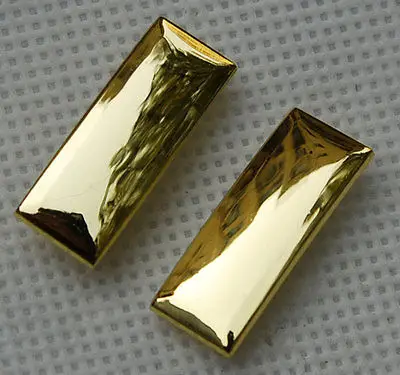 WW2 Pair Of US Army Second Lieutenant Officer Rank Insignia Badges