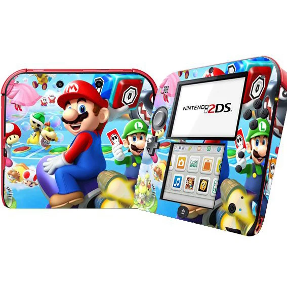 

Mario Designs Vinyl Skin Sticker for 2DS Protector Cover Decal Vinyl Skin for Nintendo 2DS Skins Stickers For Nintendo Accessory