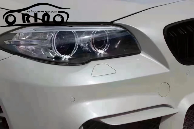 Pearl Metallic White Vinyl Film Wrap-5
