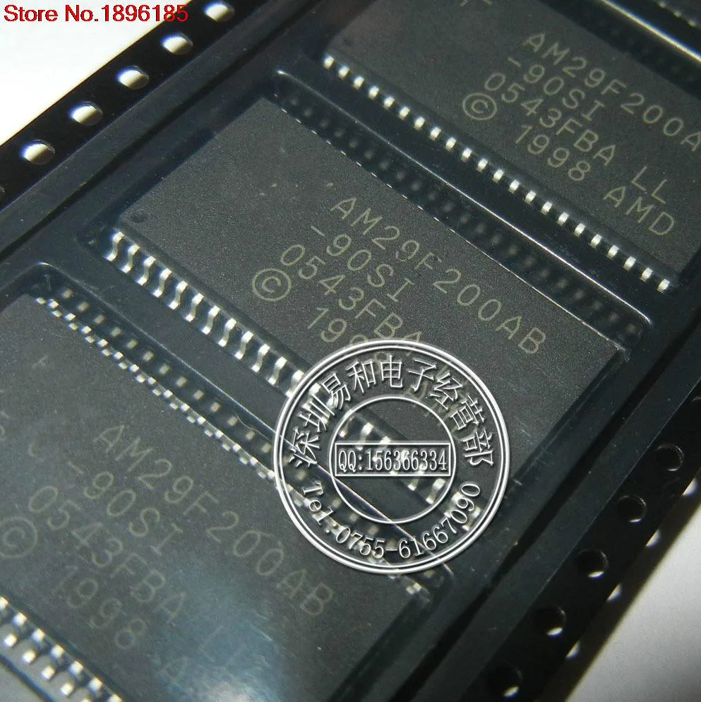 Новая и оригинальная флэш память 2 шт. Φ AM29F200AB Megabit (256 K x 8 Bit/128 16 Bit) CMOS 5 0 вольт|si|f20ab |