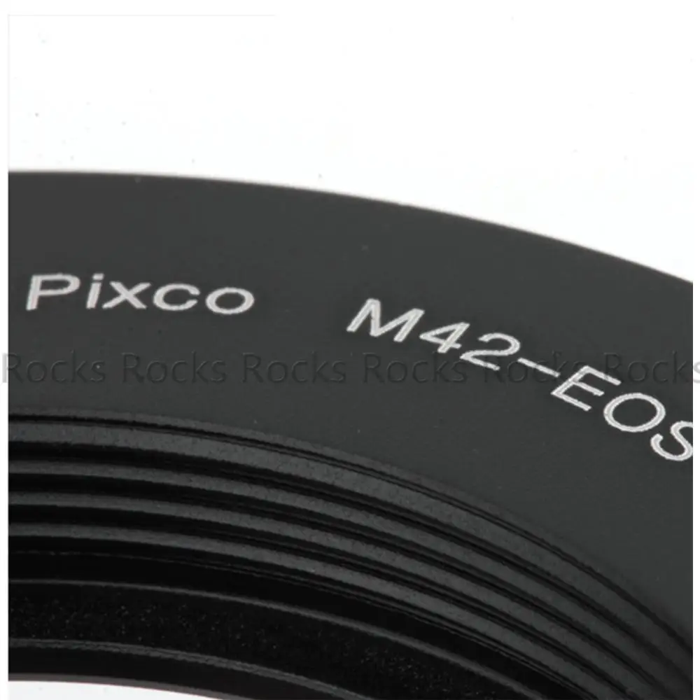 Адаптер объектива Pixco M42-for EOS, переходное кольцо M42 объектив для камеры Canon(черный), для камеры Canon EOS DSLR