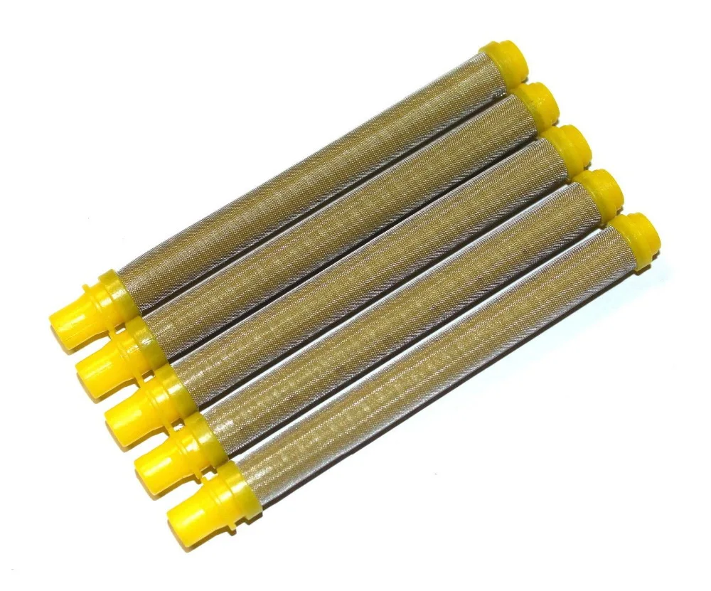 

Безвоздушный aprayer 50x Titan стиль желтый безвоздушный распылитель Фильтры винт в 100 сетка желтый