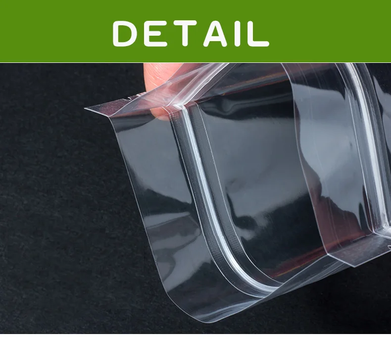 1 HD transparent flat,Ziplock pocket,Thicken, bag,Reseal,Zipper,Bulging ,package,Store,Home,Office,food,storage,Powder,granules.Dried fruit,tea,seasoning,whole grains,casual  (5)