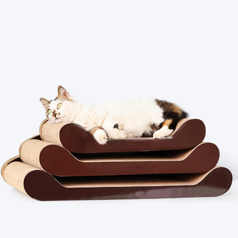 SMARTPET гофрированный Бумага Pet Когтеточка для кошек кровать котенок заднего дивана