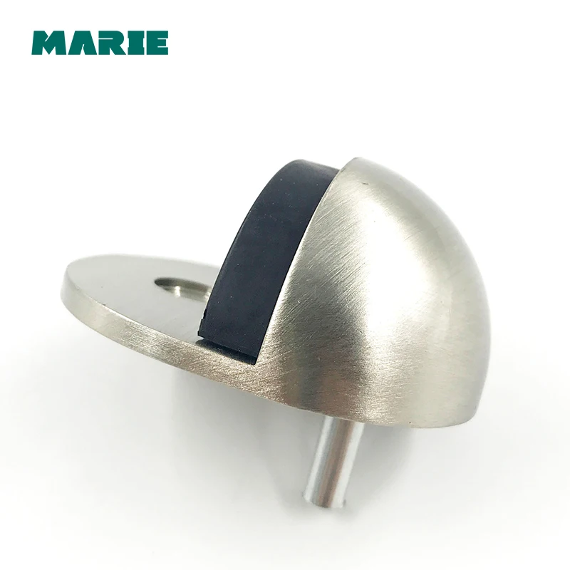 DS004 zinc alloy Door Stopper Holder Toilet Glass Door Hidden Doorstop Furniture Hardware
