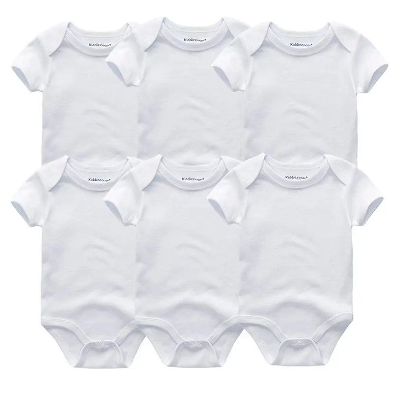 Боди для новорожденных, 6 шт./партия, одежда для малышей с короткими рукавами, комбинезон для малышей 3, 6, 9, 12 месяцев, хлопок, детская одежда, Infan Roupas de Bebe - Цвет: BDS6001