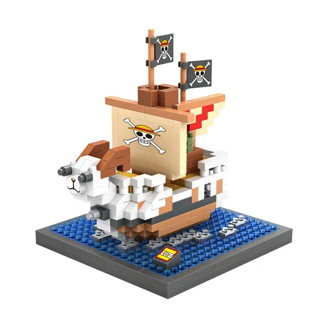 

LOZ Pirate Serie Blocs de Construction D'une Anime Pirate Bateau Modele Briques Jouets Loisirs Pour Enfants Cadeaux Compatible