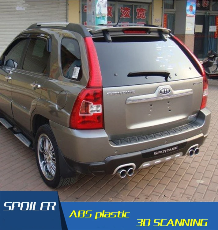 

For Kia Sportage Spoiler High Quality ABS Material Car Rear Wing Primer Rear Spoiler For Kia Sportage Spoiler 2011-2015