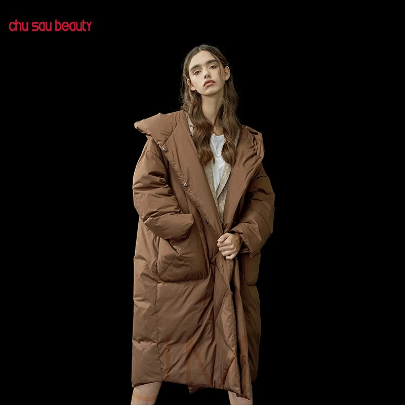 

Outwear Women Overcoats Warm Women's Parkas Thicken Winter Hooded Jackets Ladies Coats Casual Long Parka Female Plus Size