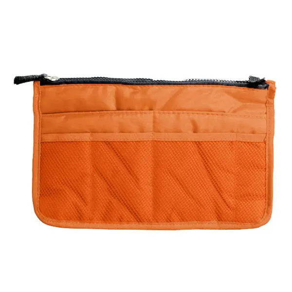 Новая женская многофункциональная модная сумка в сумках, органайзер для хранения косметики, Повседневная дорожная сумка LT88 - Цвет: Оранжевый
