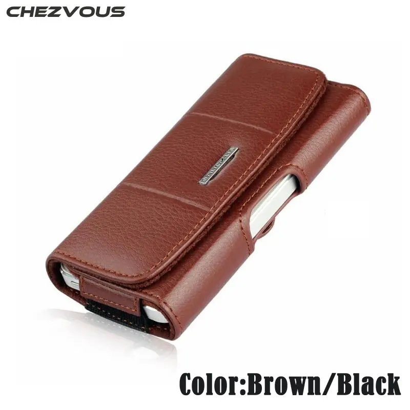 Hand-made Men's Waist Pouch For iPhone 6 6S 7 8 X XR Belt Clip Holster Leather Mobile Phone Cases Pouch For iPhone 6 7 8 plus