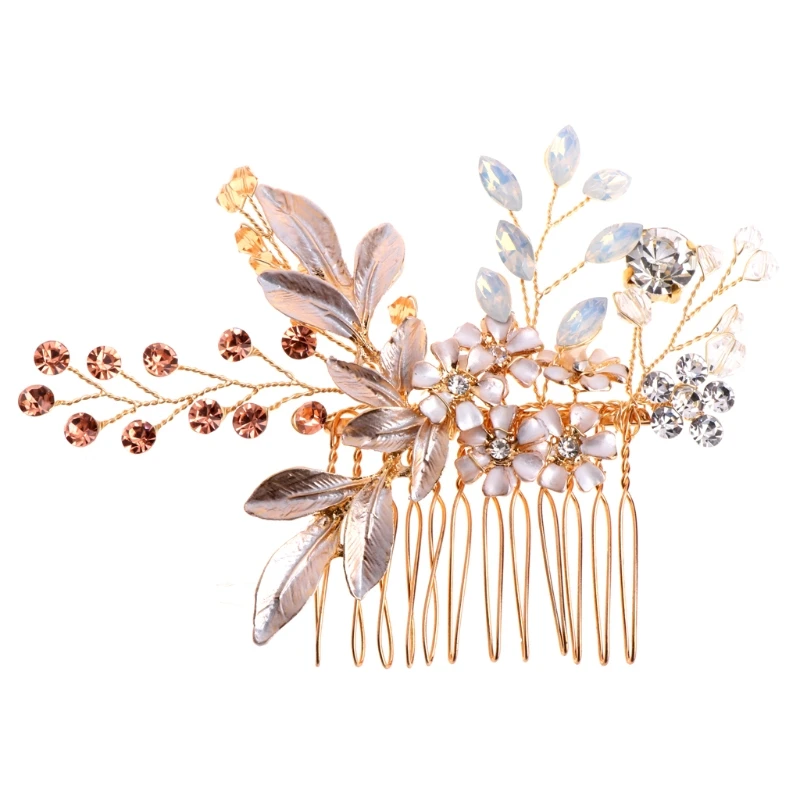 

Bride Headwear Bridesmaid Hairwear Faux Pearl Bridal Tiara Wedding Accessories