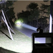 Высокая яркость светодиодный cree XML-T6 портативные фонари аккумуляторная Встроенная литиевая батарея прожектор для кемпинга охоты