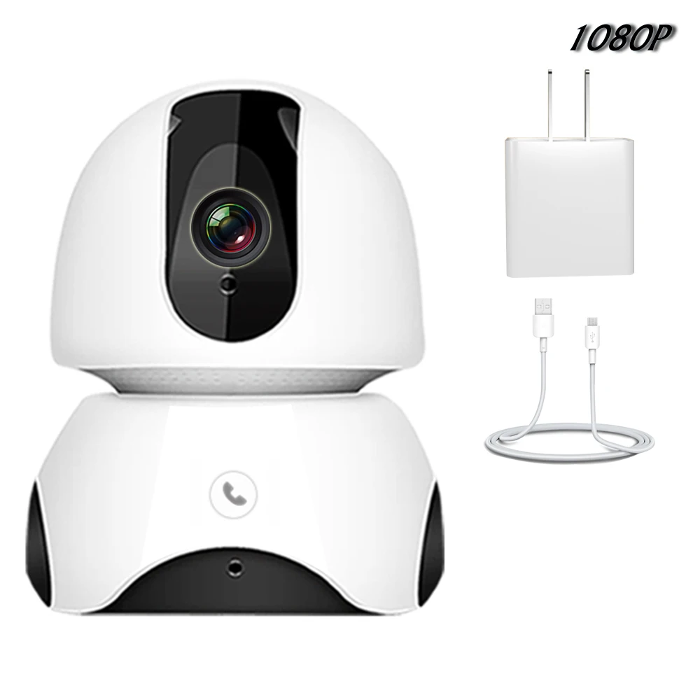 Set4 1080P Беспроводной видеоняня 2MP FHD детский монитор для сна няня ip-камера автоматическое отслеживание один-сенсорный звонок двухсторонний аудио домофон детский телефон - Цвет: Set4 1080P