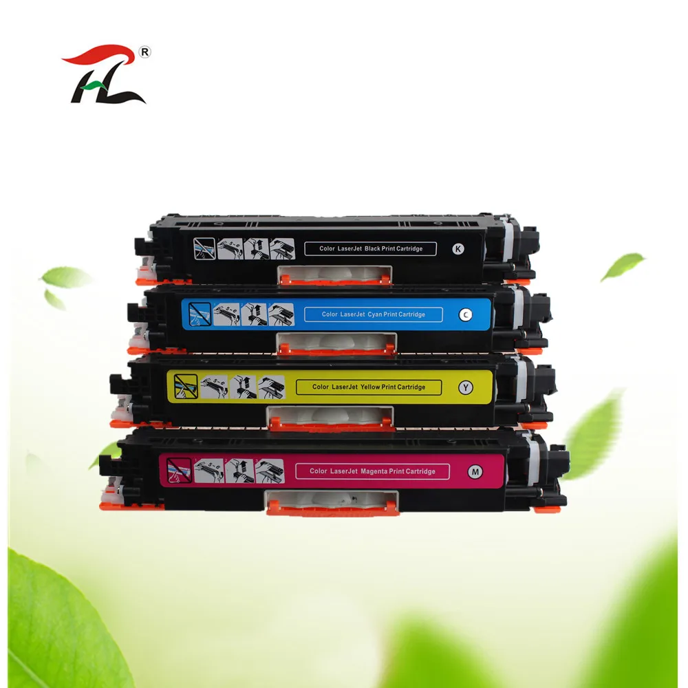 4Pk совместимый картридж с тонером для принтера HP CF350A CF351A CF352A CF353A 130A Color LaserJet Pro MFP