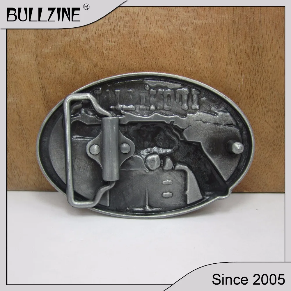 Bullzine не Наберите 911 крутой ковбойский Пояс Пряжка с Оловянная отделка FP-02881 подходит для пояса шириной 4 см