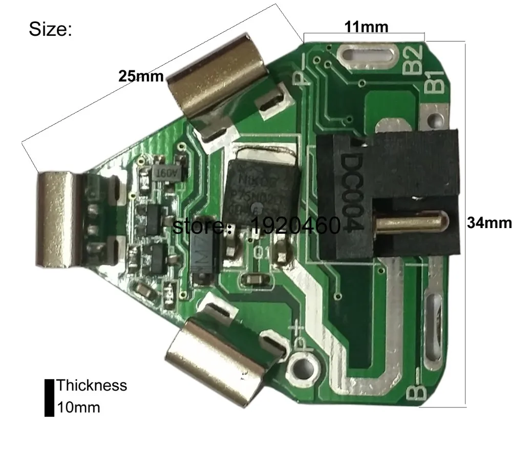 3S 25A BMS PCM PCB литий-ионная аккумуляторная плата для электрических инструментов электрическая ручная дрель-шуруповерт