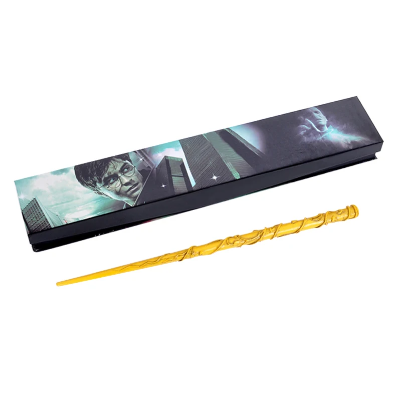 

Newest Cosplay Hermione Granger Role Play Resin Magical Wand Gift In Box Magic Wands