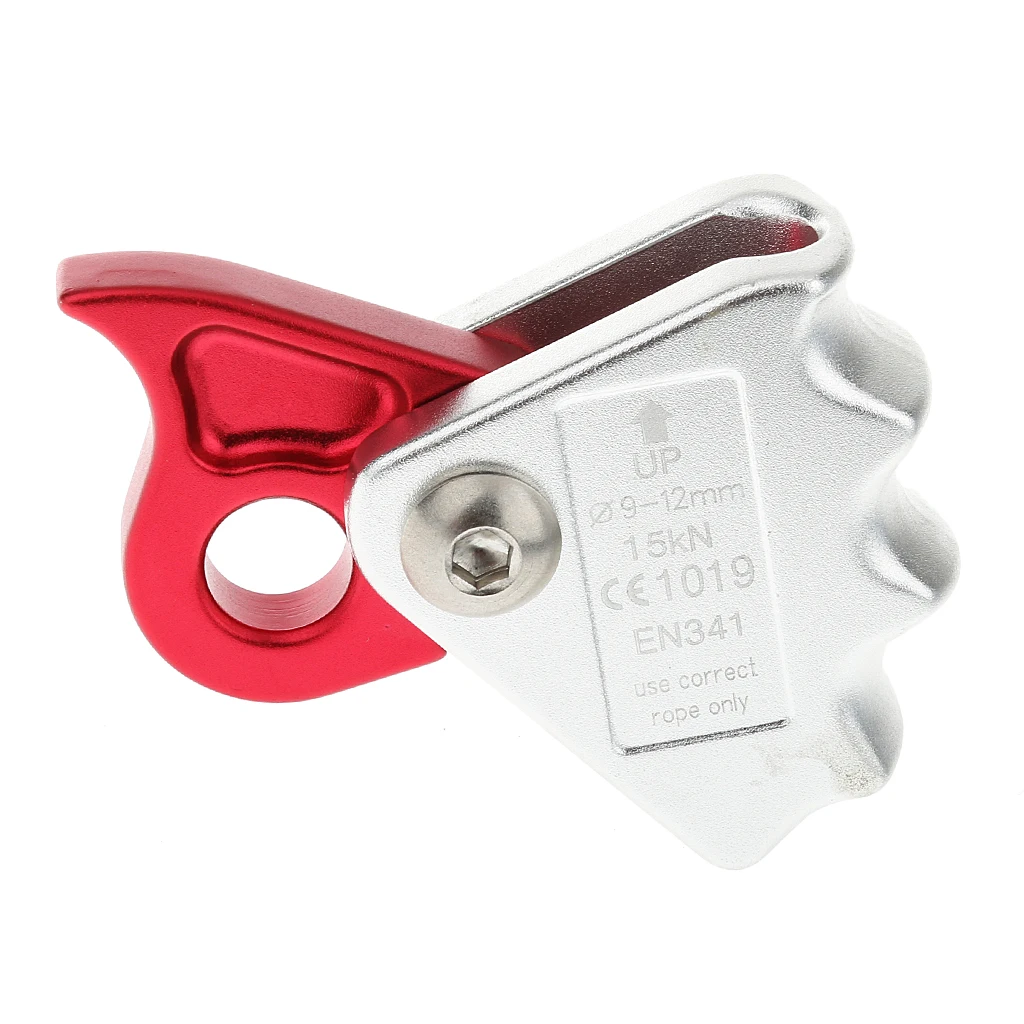 15KN Safety Rock Climbing Abseil Rope Grab Rappel Protector Fall Protection Gear for Outdoor Rock Climbing Mountaineer Accessoy