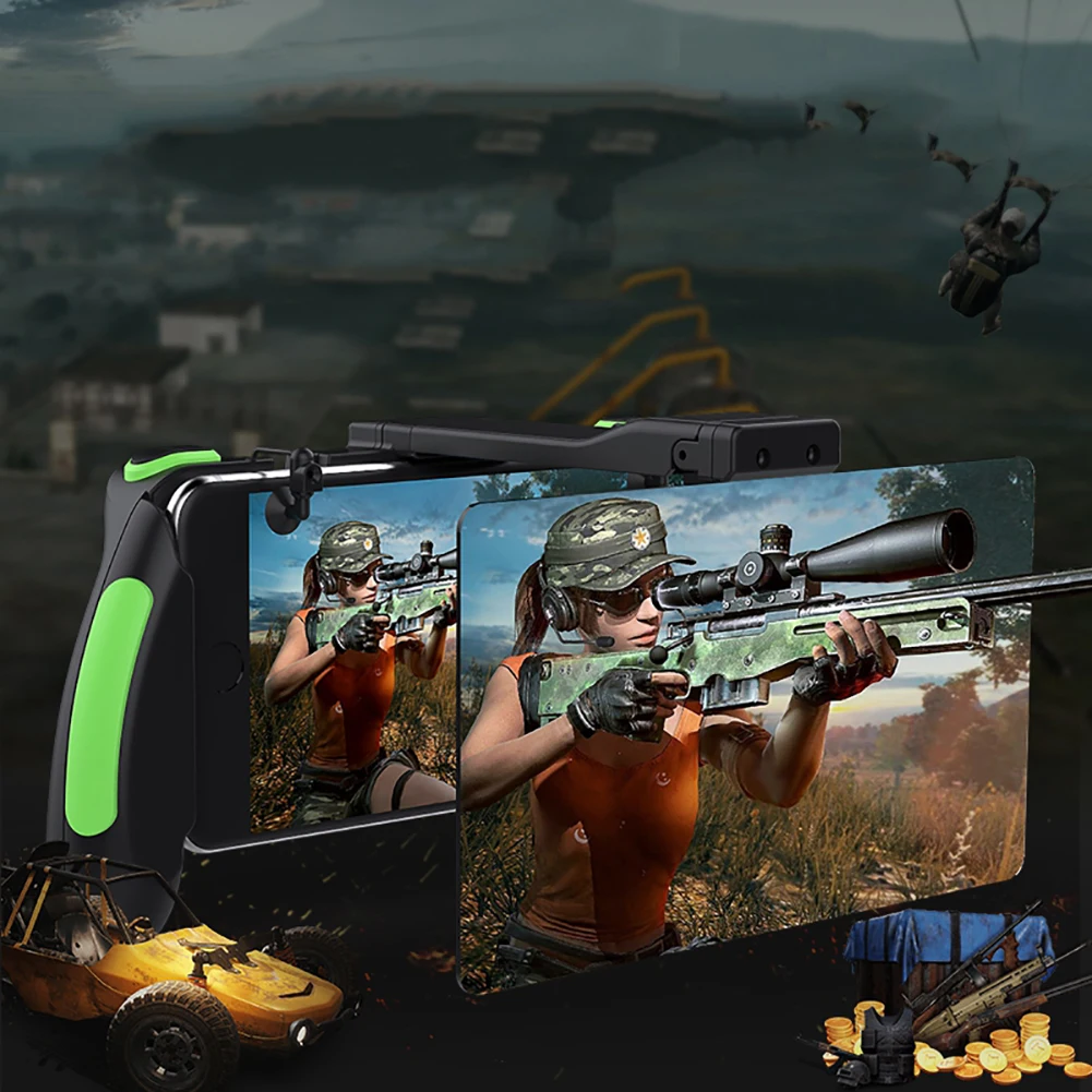 pubg controller Mobile Phone Screen Magnifier Game Controller Grip Holder L1 R1 Trigger Holder