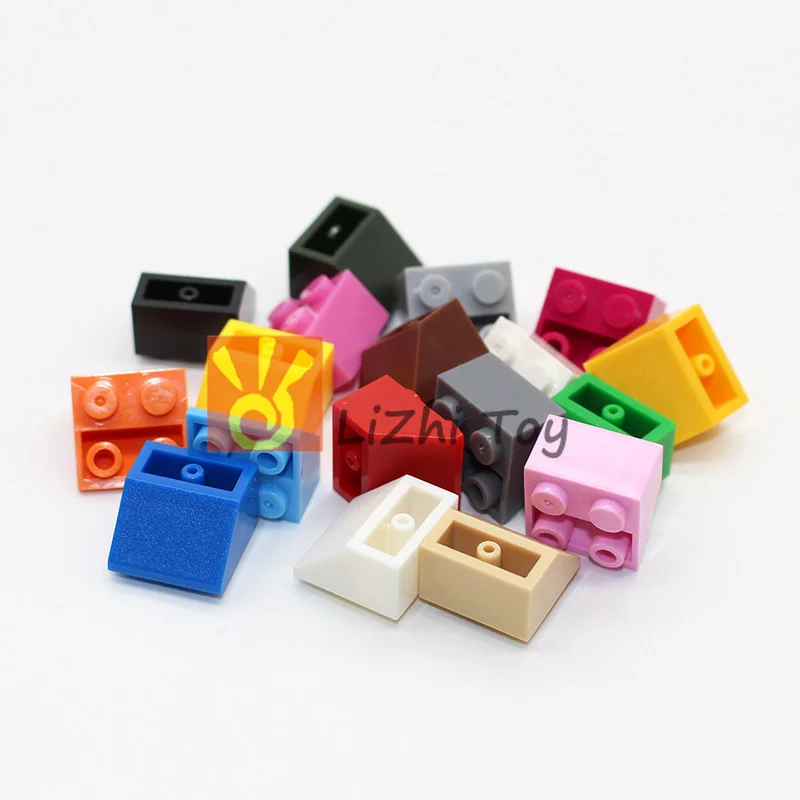

MOC Slope Brick 2*2 Inverted 3660 DIY Enlighten Block Bricks Compatible with Assembles Particles 300pcs