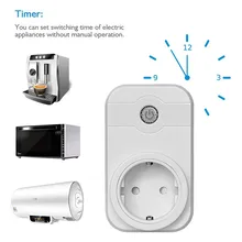 Mini Smart Wifi Socket US/EU/UK/AU Plug Remote Control Power Strip Timing Switch for Smart Home Automation Electronic System