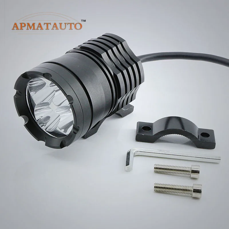 2X Автомобильные фары 6000K 15600LM T6 светодиодные чипы для мотоцикла противотуманные